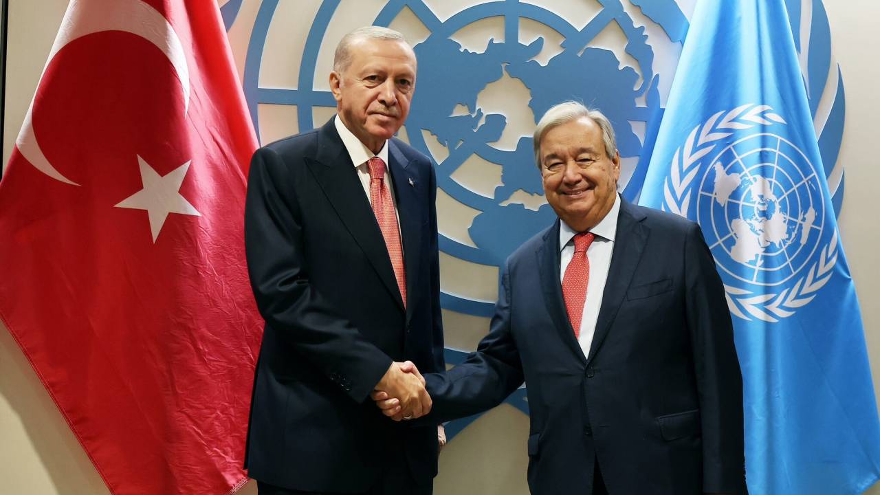 Cumhurbaşkanı Erdoğan, Bm Genel Sekreteri Guterres İle Görüştü