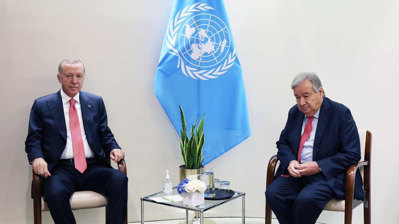 Cumhurbaşkanı Erdoğan'dan Guterres'e : "Kktc’nin Devlet Olarak Tanınması Çözümün Anahtarı Olacak"