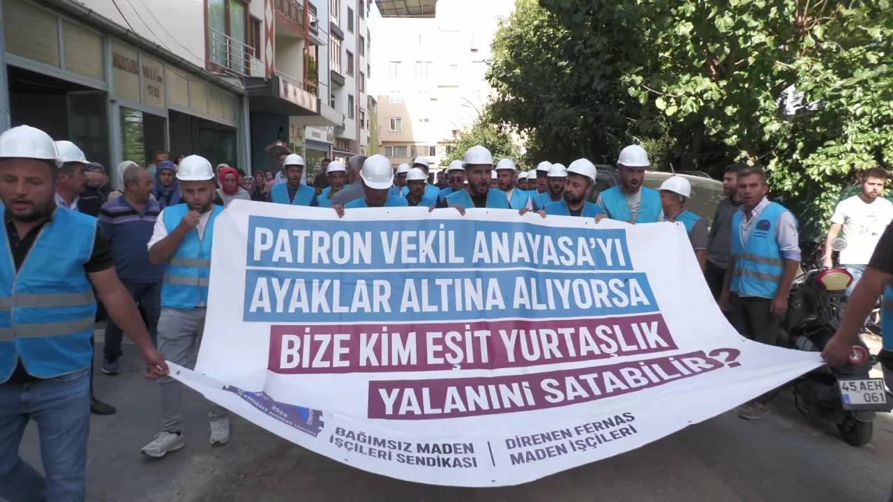 Fernas Madencilik İşçileri, Soma'dan Ankara'ya Yürüyüş Başlattı