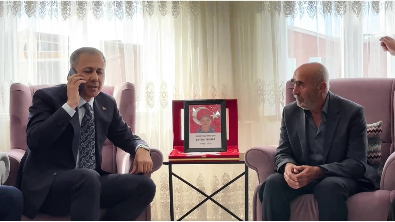 Cumhurbaşkanı Erdoğan, Şehit Polis Memuru Şeyda Yılmaz’ın Babası İle Telefonda Görüştü