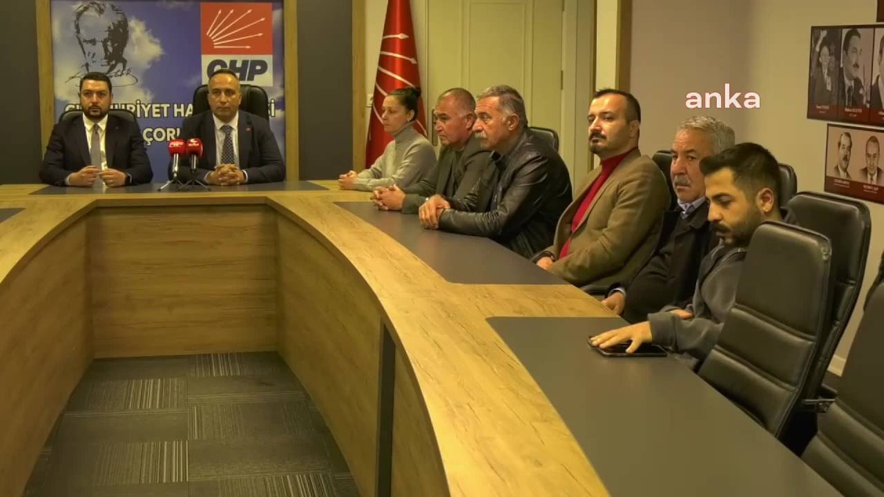 Chp Çorum İl Başkanı Dinçer Solmaz: “Patlamanın Yol Açtığı Mağduriyet Bir An Önce Giderilmelidir"