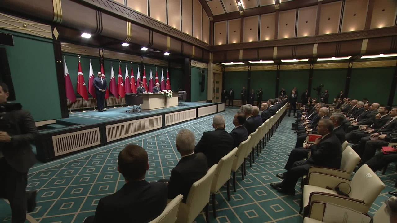 Türkiye İle Katar Arasında 8 Anlaşma İmzalandı