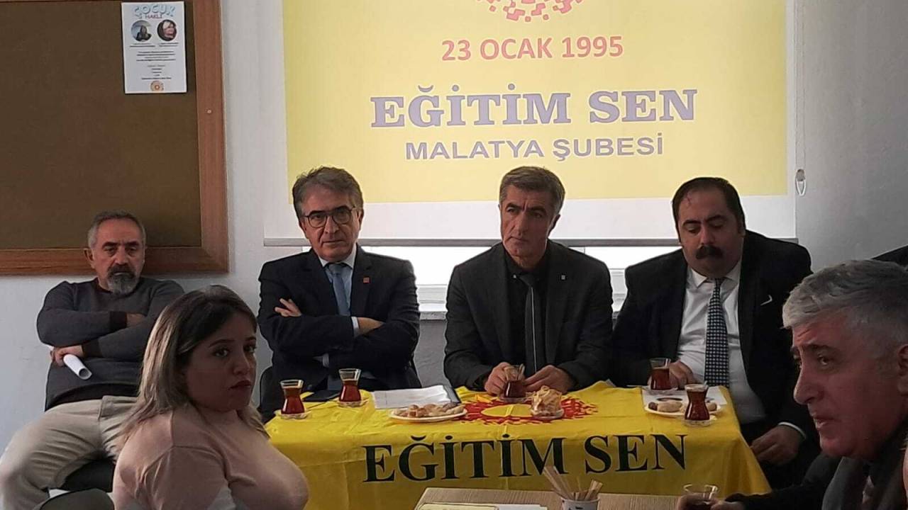 Chp Ekonomi Heyeti Malatya'da... Yalçın Karatepe Kesk Ve Eğitim-sen'i Ziyaret Etti