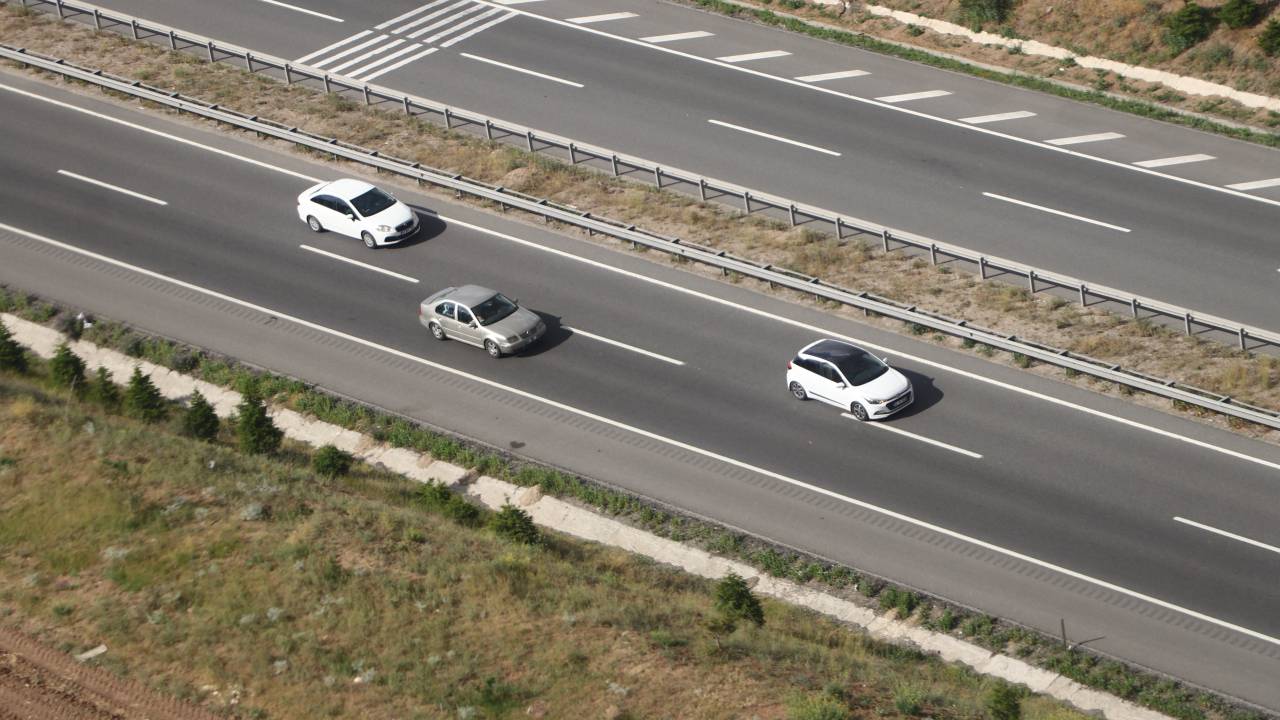 Ankara'da Helikopter Destekli Trafik Denetimi