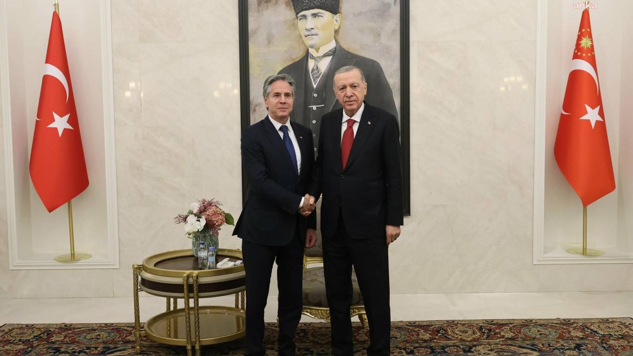 Cumhurbaşkanı Erdoğan, Abd Dışişleri Bakanı Blinken İle Suriye Konusunu Görüştü