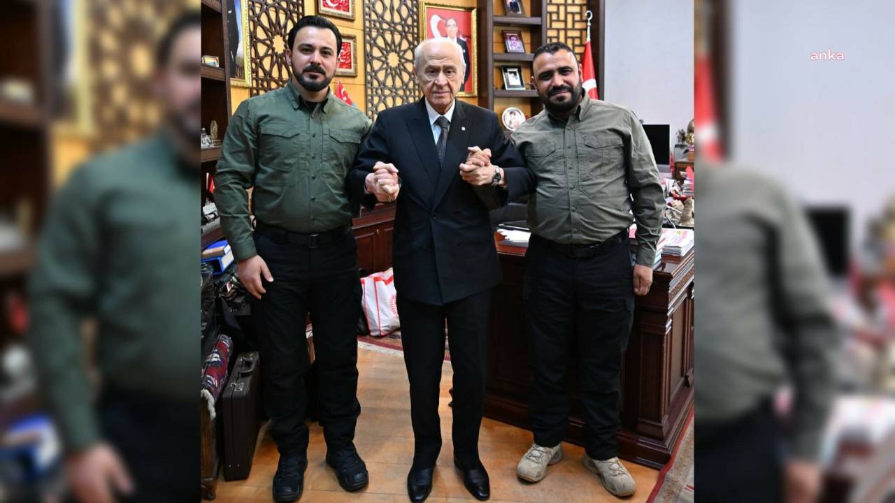 Suriye Milli Ordusu Komutanlarından Devlet Bahçeli'ye İkinci Ziyaret