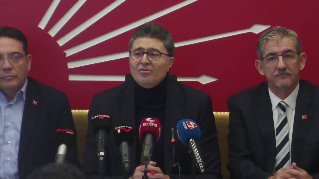 Chp Heyeti, Balıkesir'de...chp Genel Başkan Yardımcısı Aytekin: Bu Olay Kaza Değil Düpedüz Bir İş Cinayetidir