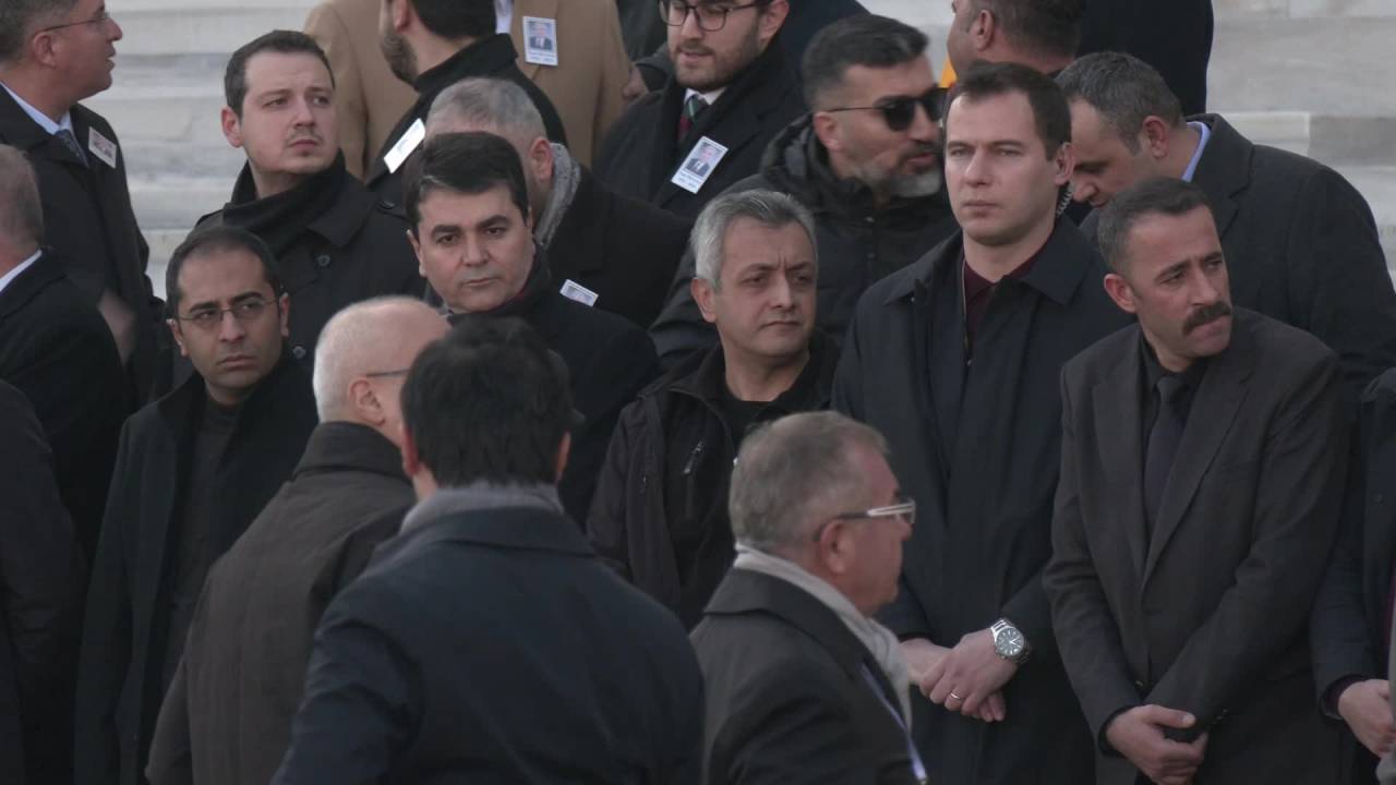 Tbmm'de Eski Başbakan Yardımcısı Nahit Menteşe İçin Cenaze Töreni Düzenlendi