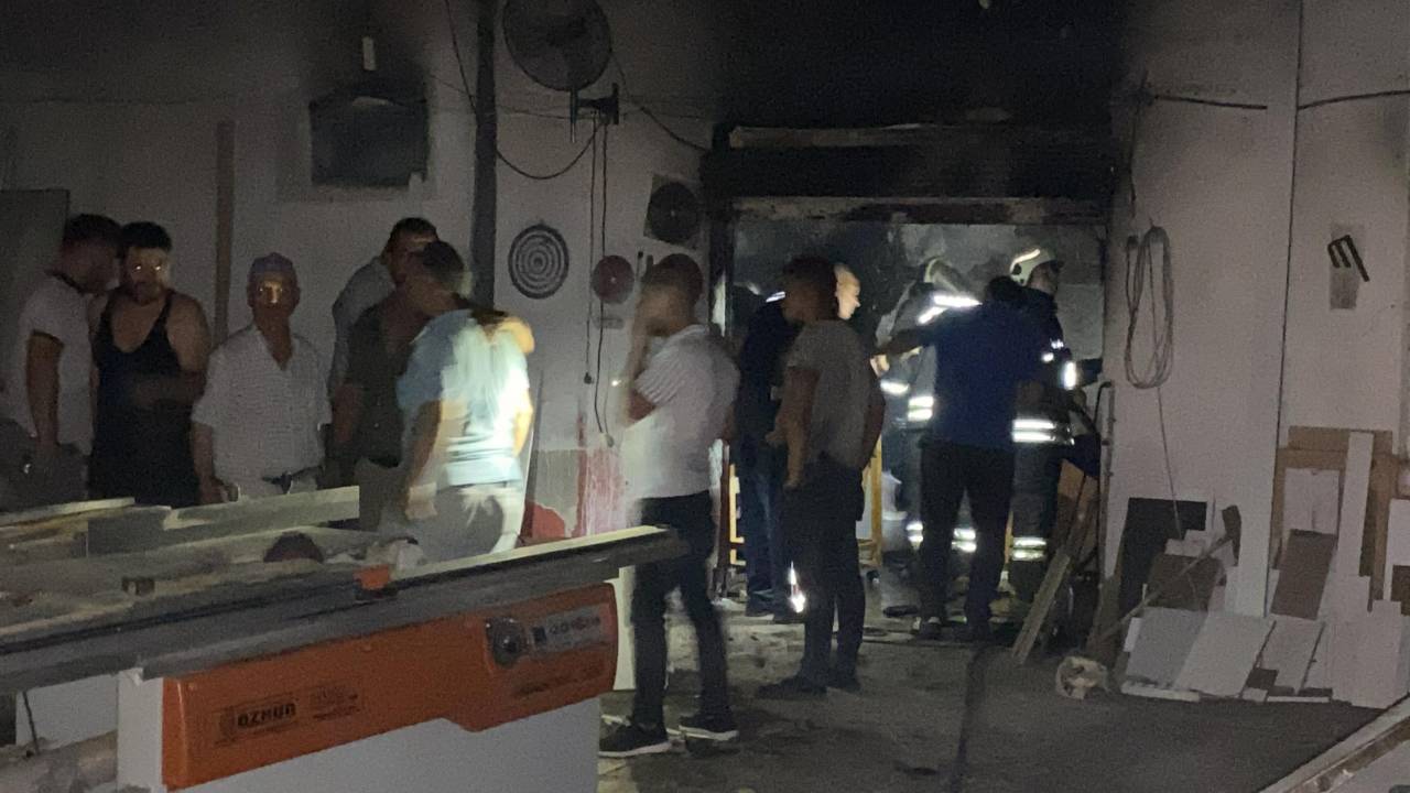 Marangoz Atölyesinde Çıkan Yangın Söndürüldü