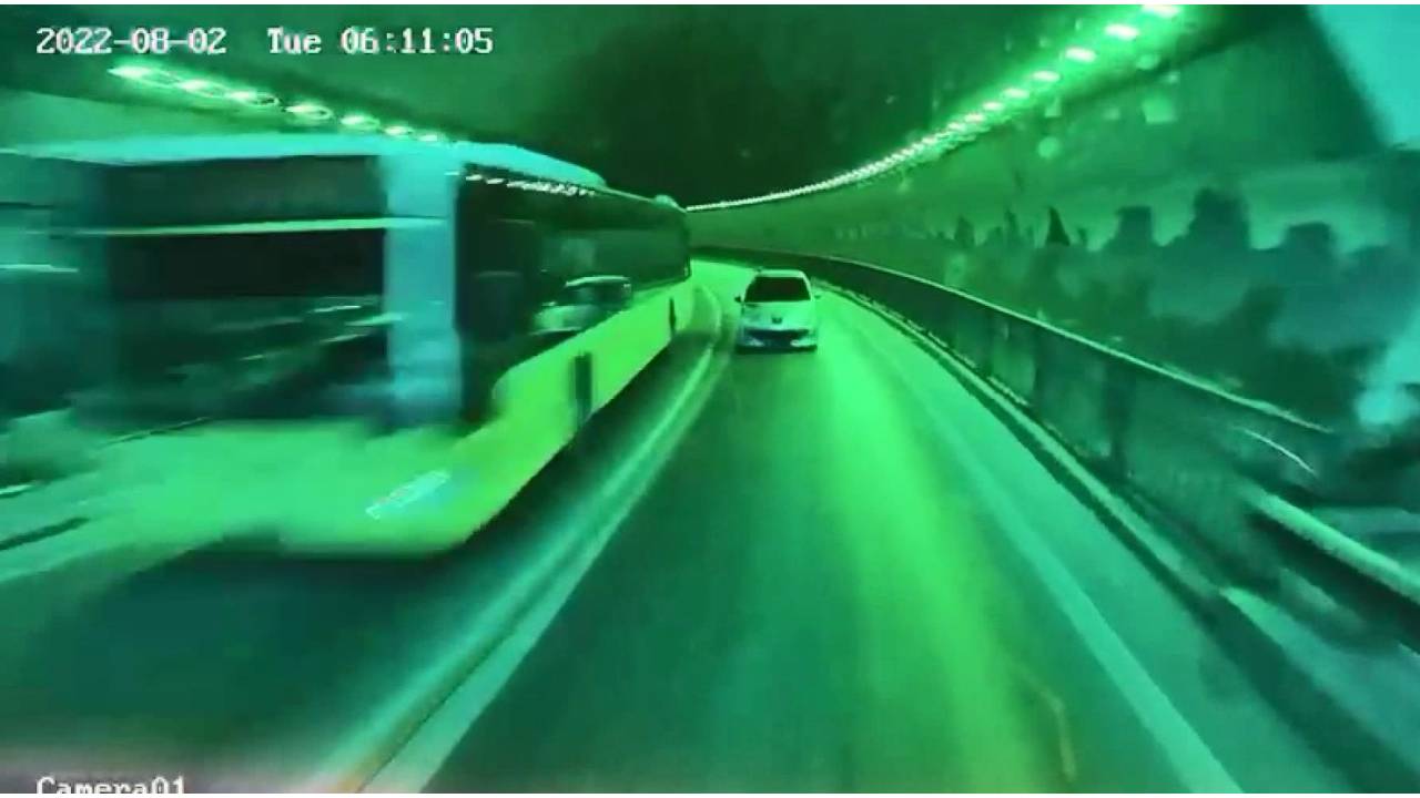 Otobüs Şoförünün Dikkati Kazayı Böyle Önledi