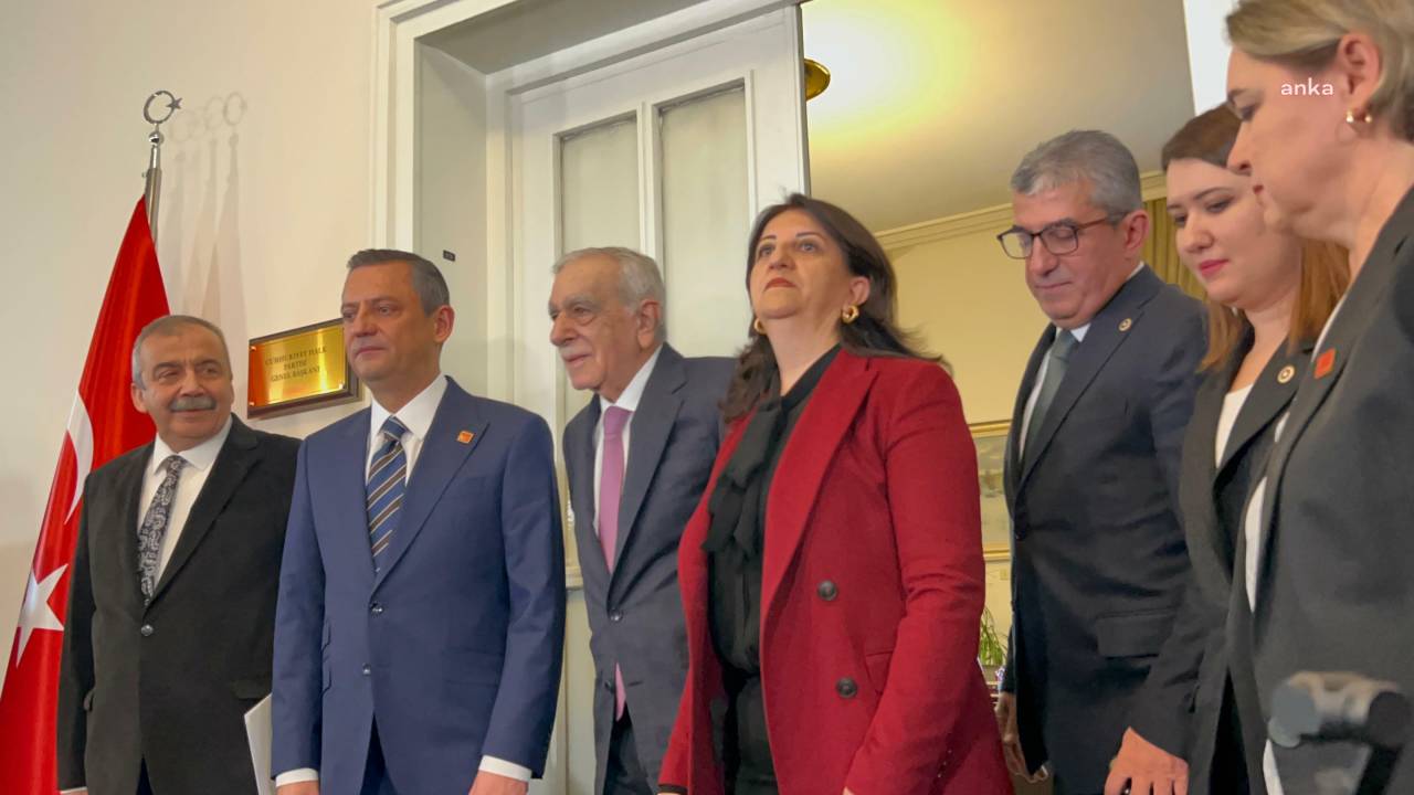 Dem Parti Heyeti-chp Görüşmesi Sona Erdi