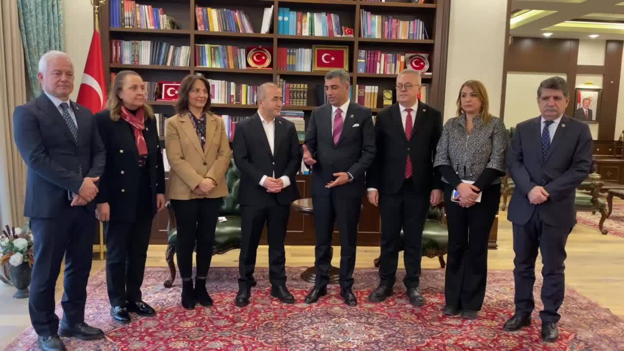 Chp Heyeti, Elazığ Valisi Numan Hatipoğlu İle Görüştü