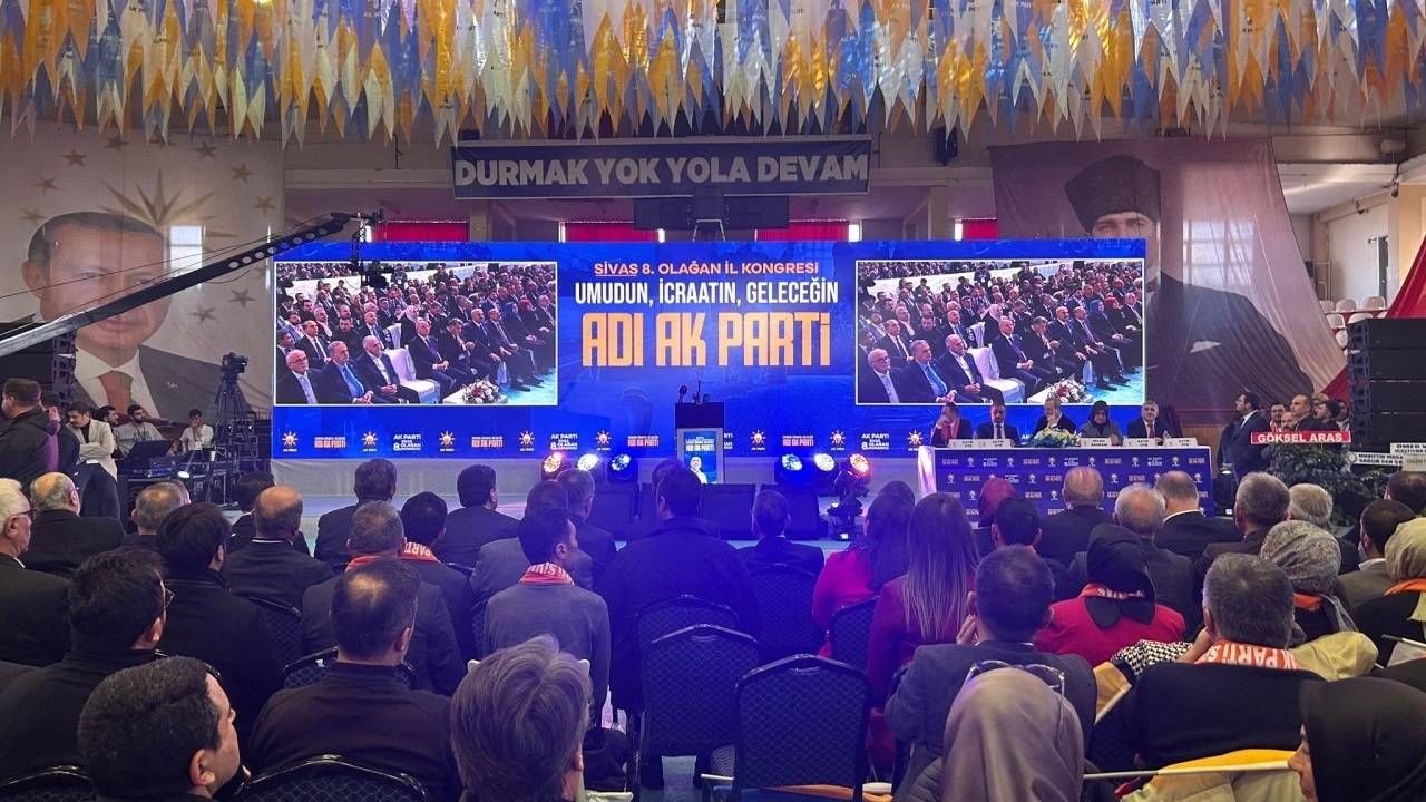 Ak Parti Sivas 8. Olağan Kongresi'nde “Tek Liste” Gerginliği