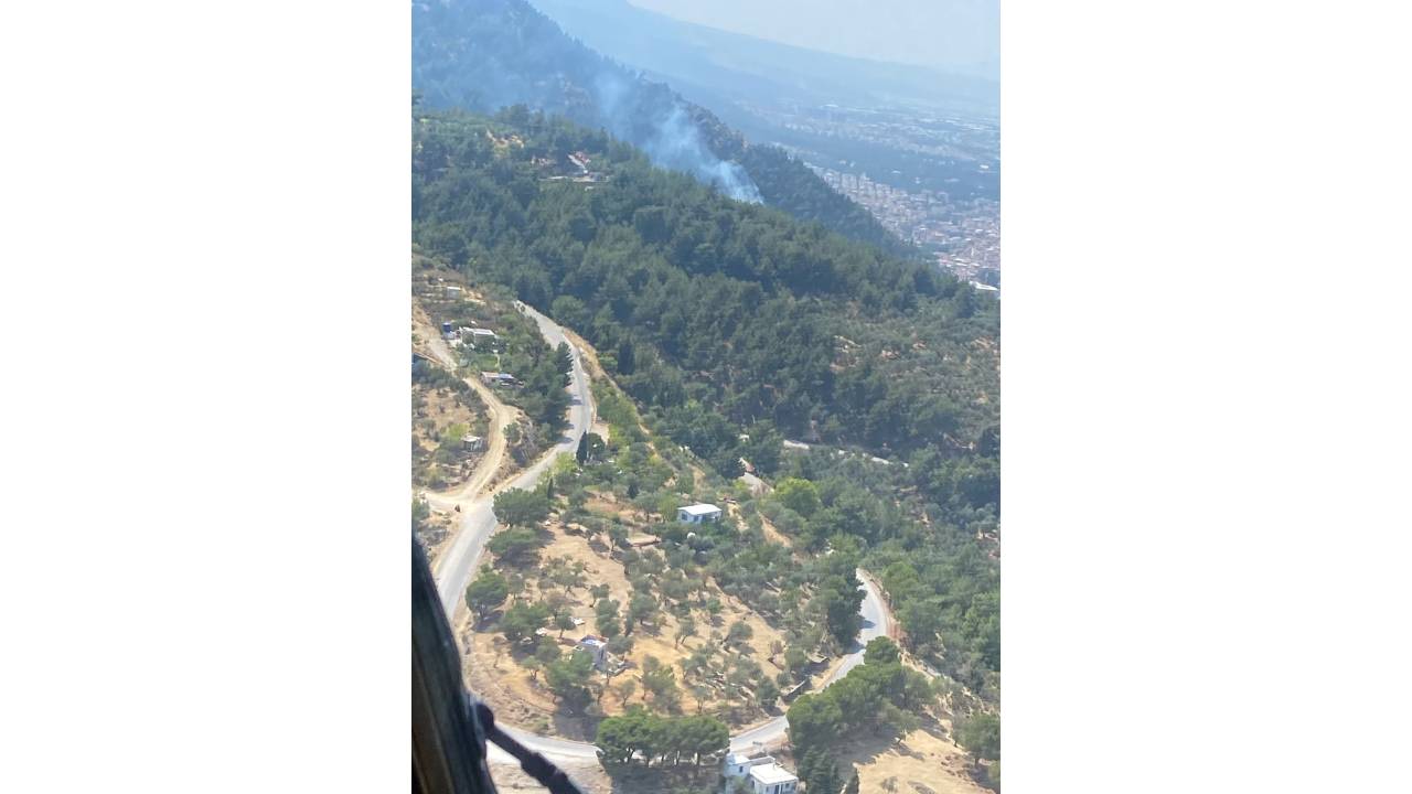 Manisa'da Orman Yangını