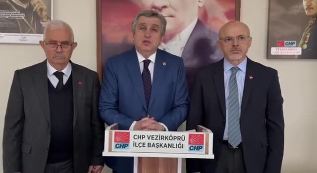 Chp Samsun Milletvekili Çan: Dsi Vezirköprü’de Tarımsal Sulama İçin Toplanan Suyu Saski’ye Sattı