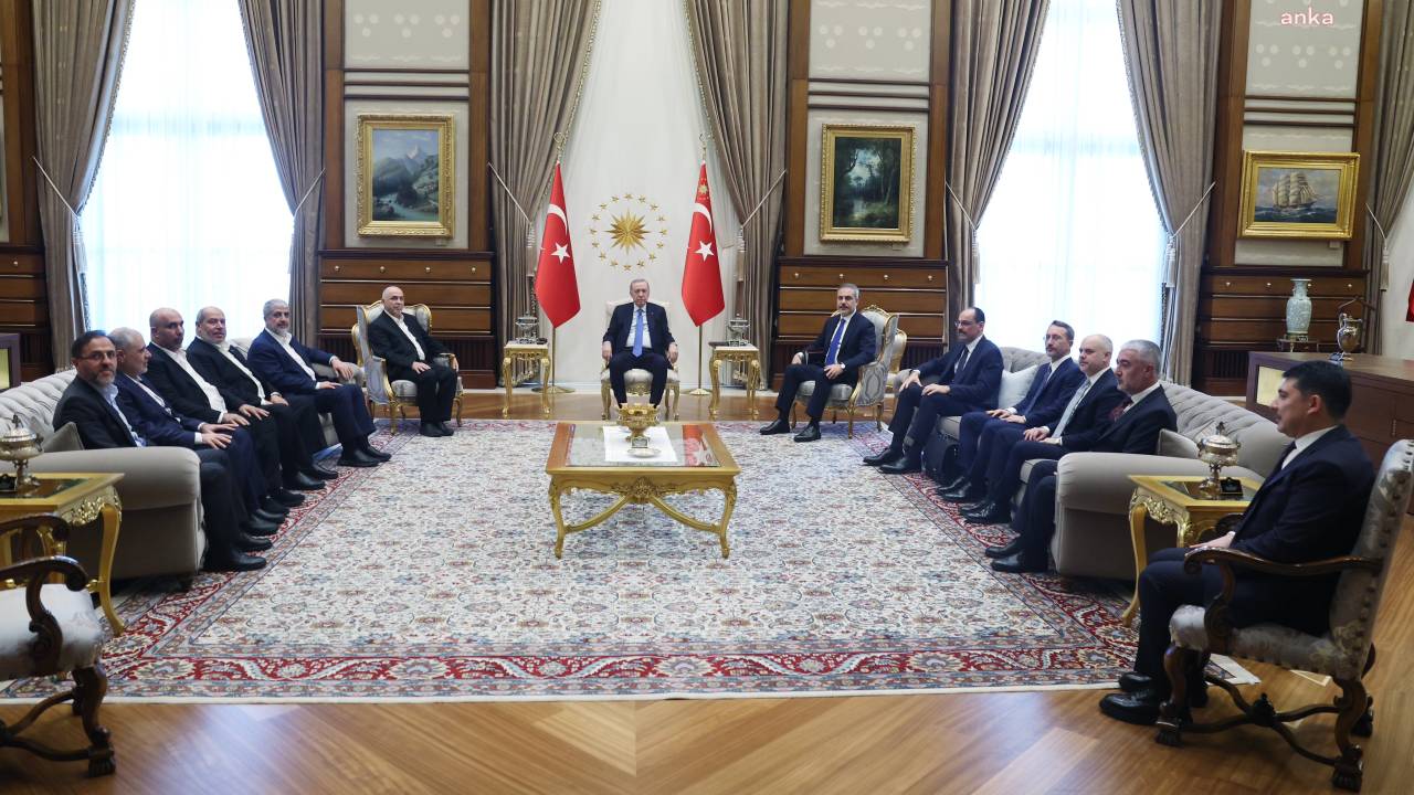 Cumhurbaşkanı Erdoğan, Hamas Heyetini Kabul Etti