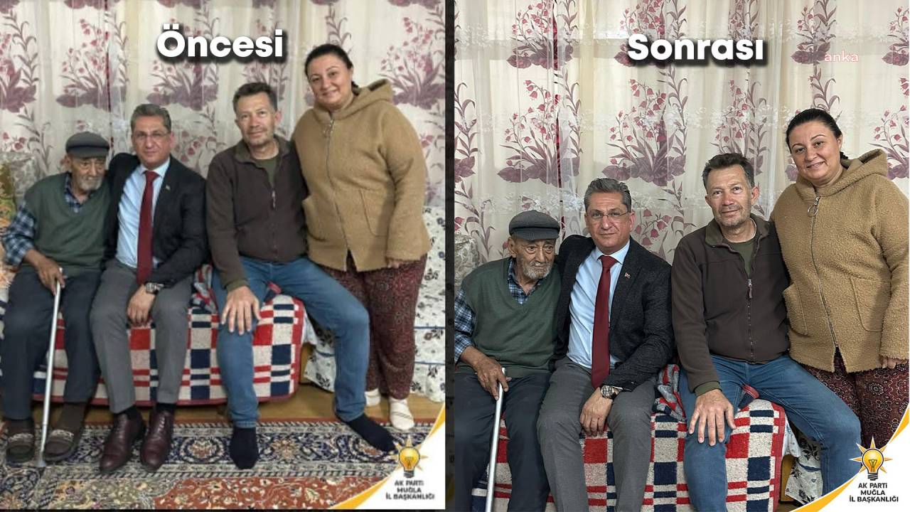 Ak Parti Muğla İl Başkanı, Ayakkabılı Ev Ziyareti Fotoğrafını Tepkiler Üzerine Değiştirdi