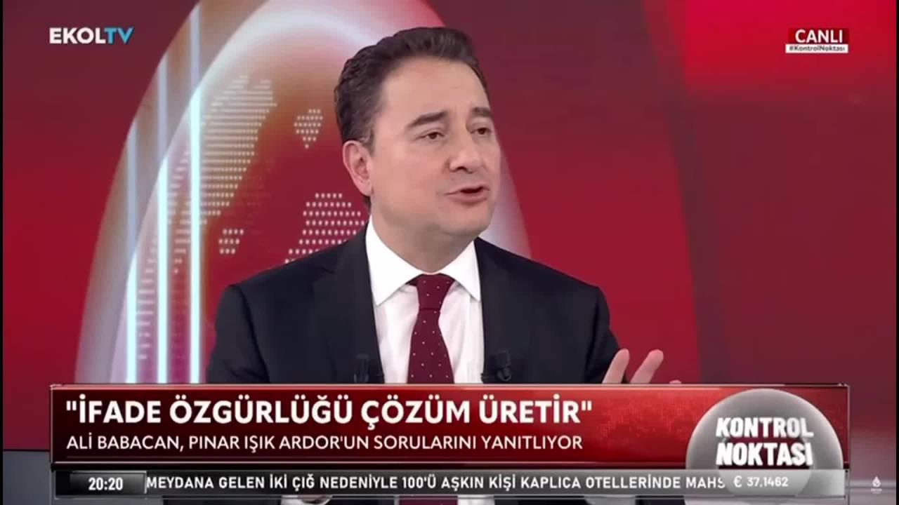 Ali Babacan: "Ülkemizde Giderek Artan Baskı İklimi Ağırlaşıyor"