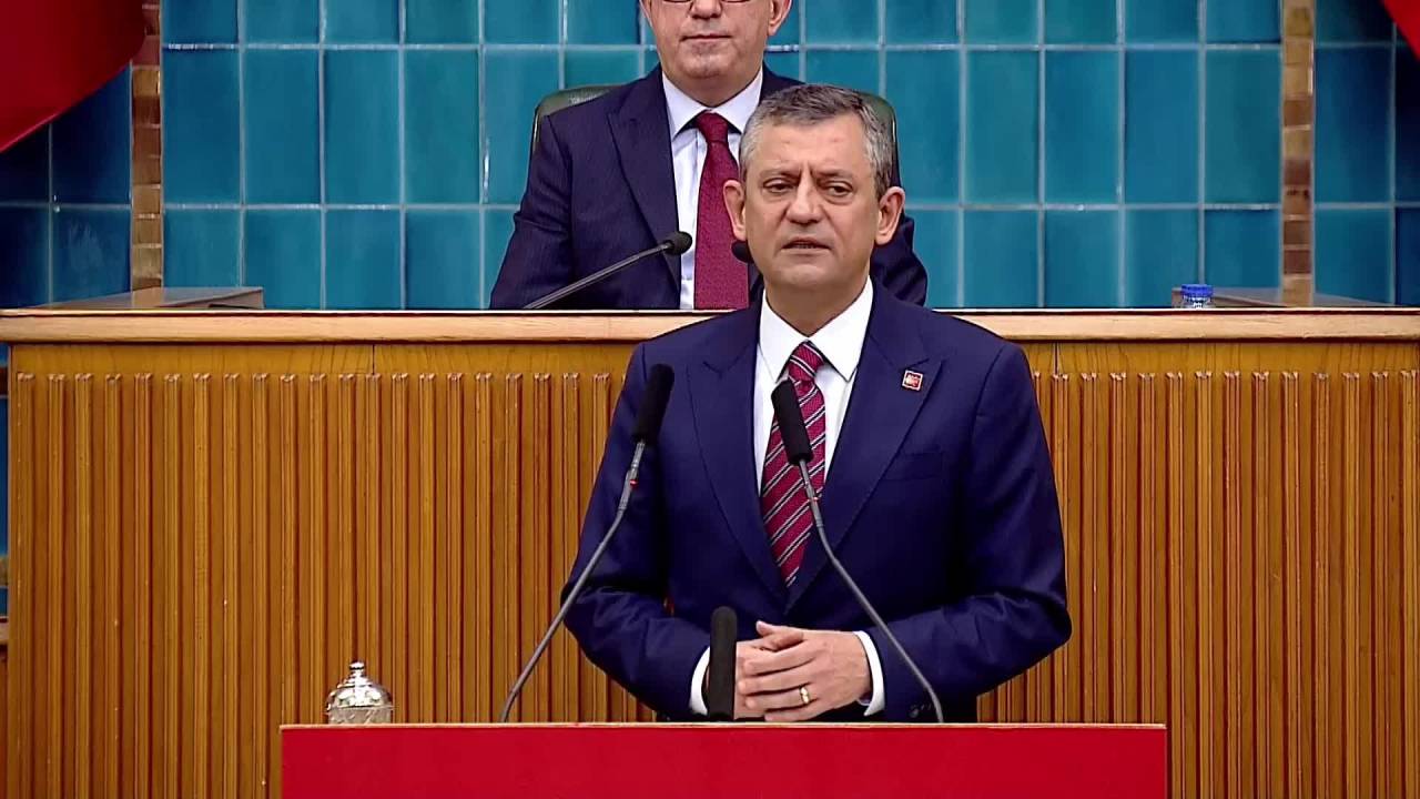 Chp Grup Toplantısı... Özgür Özel: "herkes Birden Bu İktidarın Baskısının Altında Ve Sopasının Hedefinde''