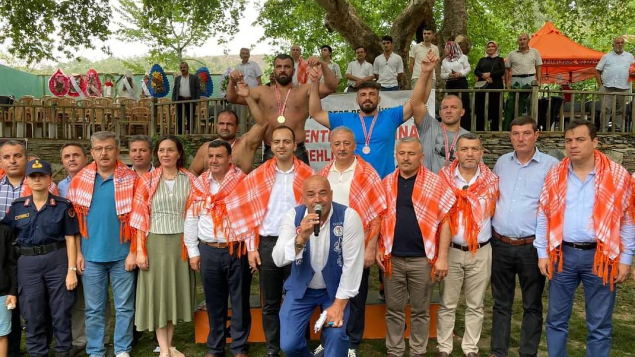 Menteşe Beşpınar Yağlı Pehlivan Güreşleri'nde Başpehlivanlığı Fatih Atlı Kazandı