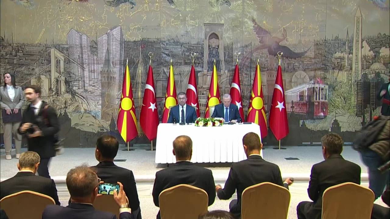Cumhurbaşkanı Erdoğan: Kuzey Makedonya İle İlişkilerimiz Üsküp’teki Taş Köprü Kadar Sağlam Hale Geldi