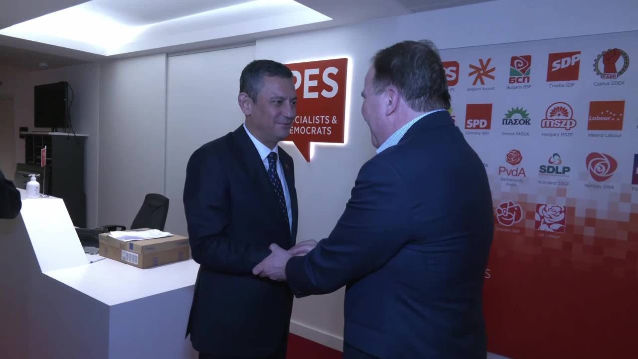 Özgür Özel, Stefan Löfven Ve Giacomo Filibeck İle Görüştü