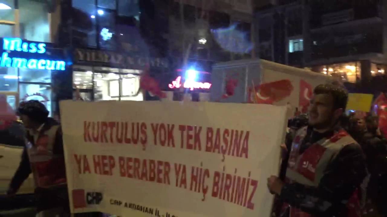 Ardahan'da Ekrem İmamoğlu'na Destek Mitingi