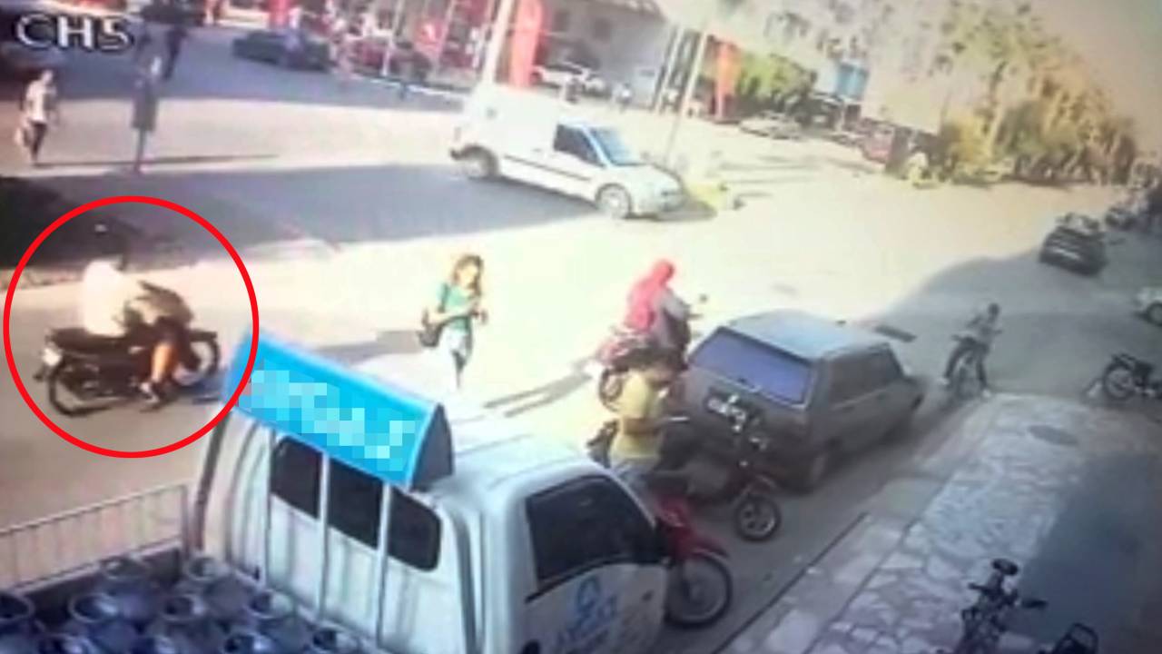 Motosikletli Fatih'in Öldüğü Kaza Kamerada