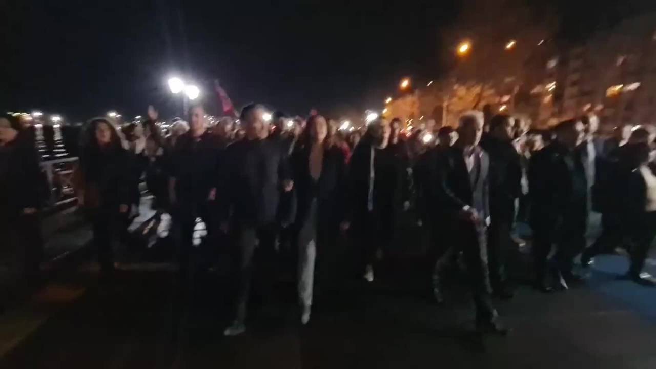 Tekirdağ'da Chp Cumhurbaşkanı Adayı Ön Seçiminin Ardından Yürüyüş Düzenlendi