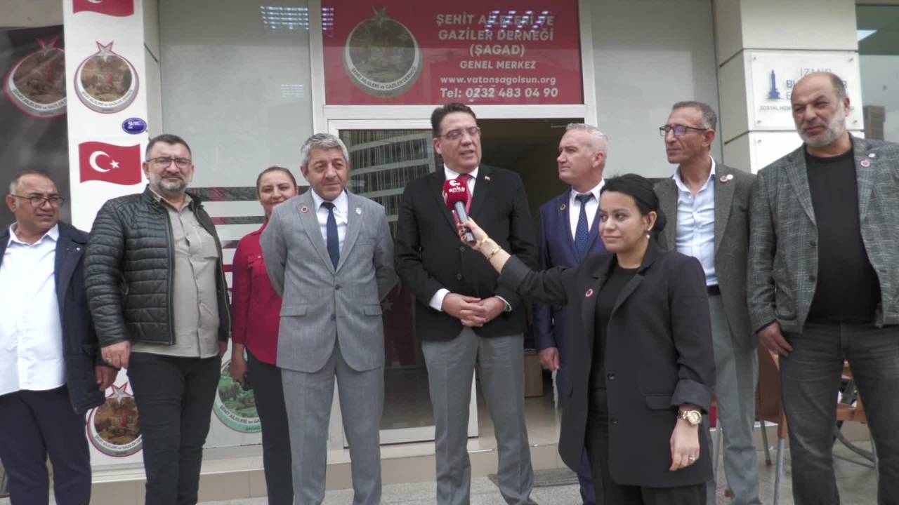 Chp’li Bağcıoğlu’ndan İzmir'de Şehit Aileleri Ve Gaziler Derneği’ne Ziyaret