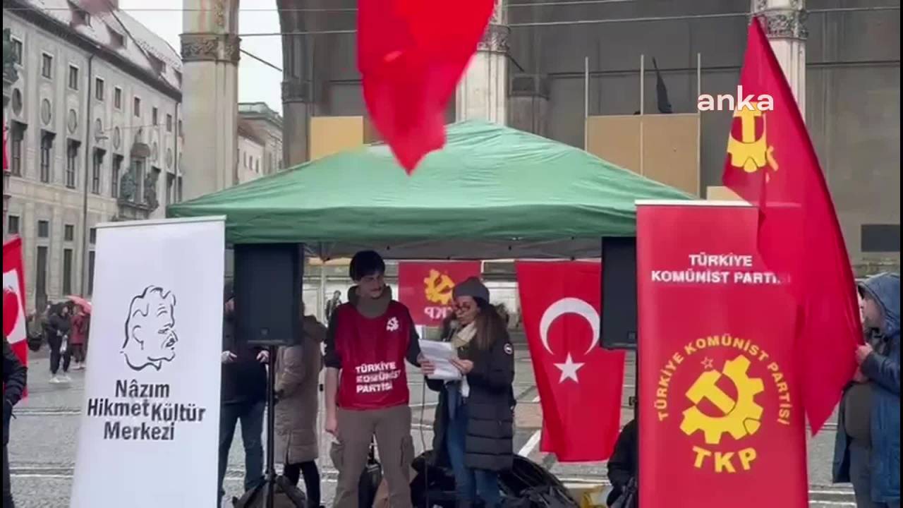 Münih Ve Stuttgart’ta İmamoğlu'na Destek, Gözaltı Ve Tutuklamaları Protesto Eylemleri