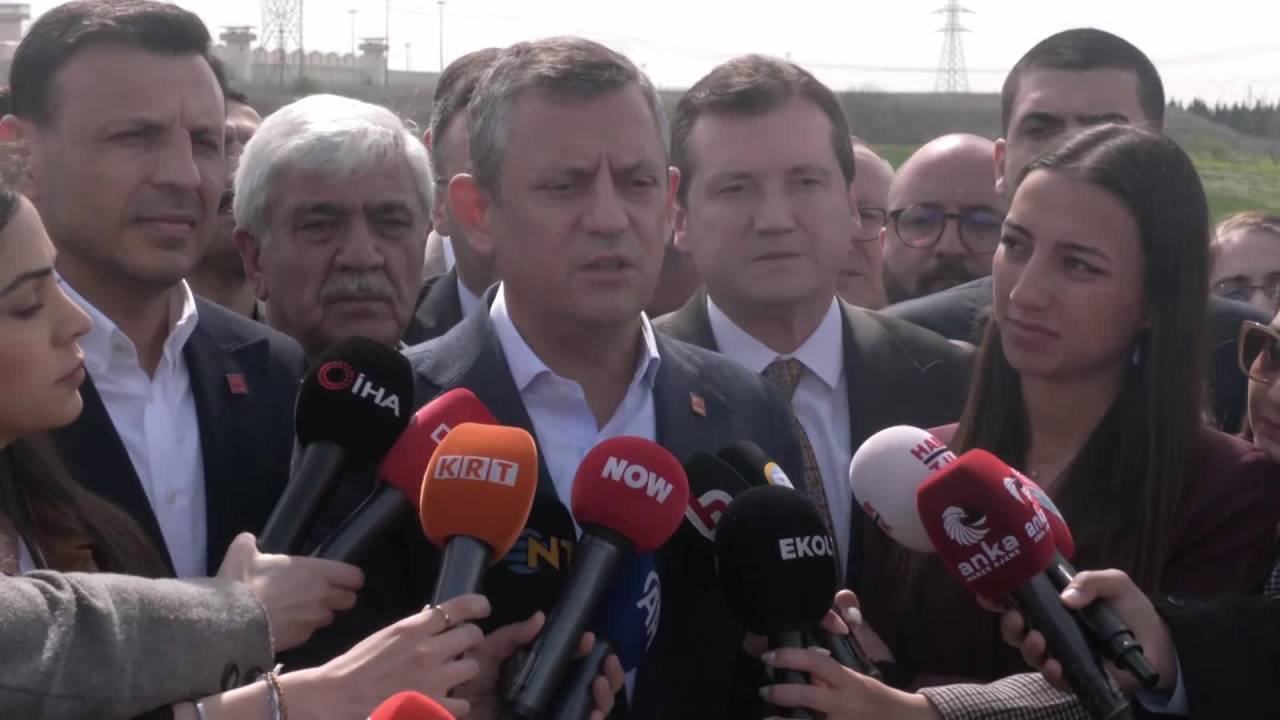 Özgür Özel Silivri'De: ''ölümü Göze Alırım, Bu Mağdur Çocukların Ahını Yerde Bırakmam''