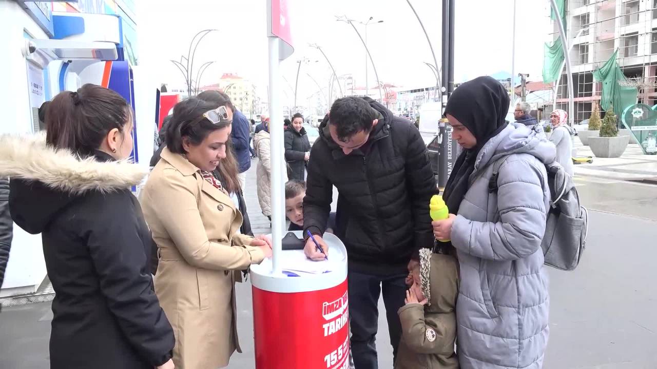 Aksaray'dan İmamoğlu İçin Başlatılan İmza Kampanyasına Destek