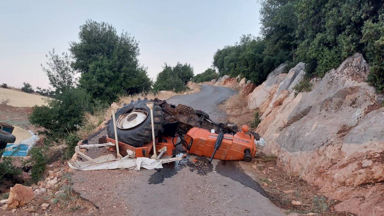 Adıyaman'da Traktör Devrildi: 1 Ölü, 2 Yaralı
