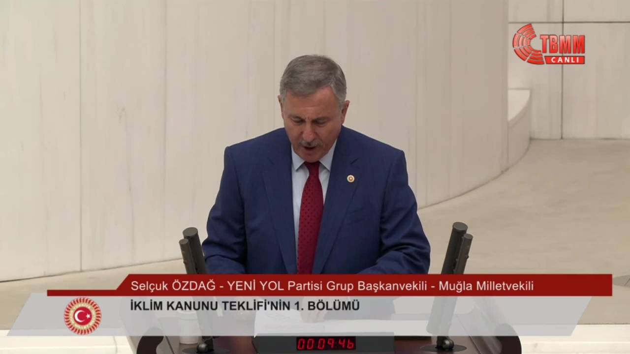 Tbmm Genel Kurulu... Chp'li Tahtasız: "Bu Kanun Doğayı Önemsemeyen Sermayeyi Önceleyen Bir Kanun"