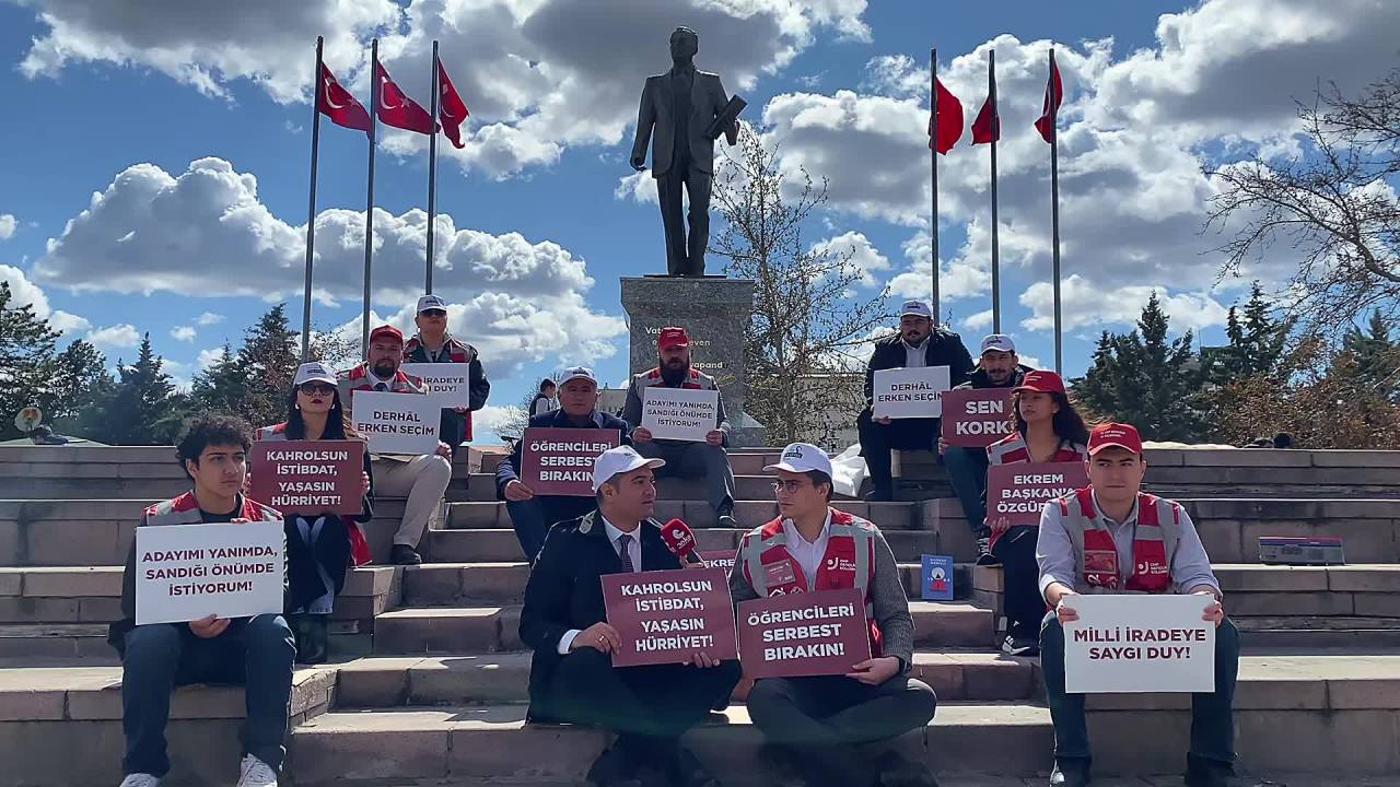 Chp Kırıkkale İl Başkanlığı’ndan Ekrem İmamoğlu İçin Oturma Eylemi