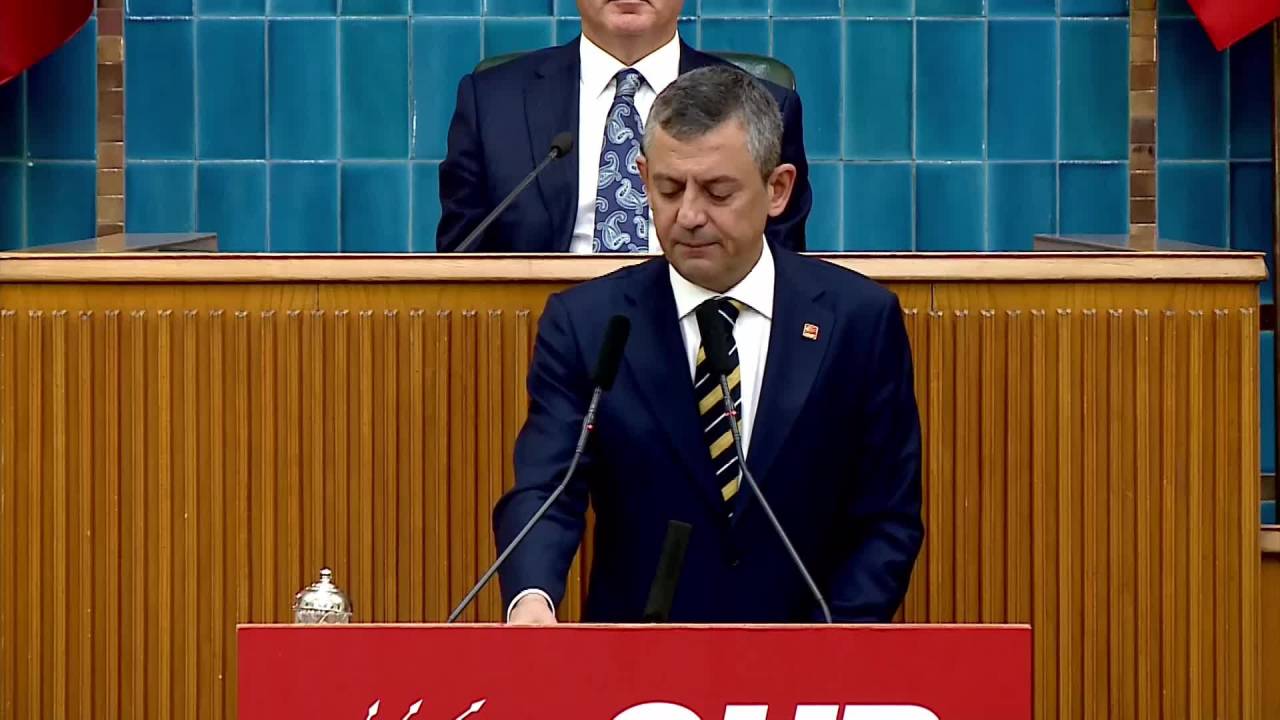 Chp Grup Toplantısı... Özgür Özel: "Bu Operasyonun Adı, 'kişi Kendinden Bilir İşi Operasyonu'dur"