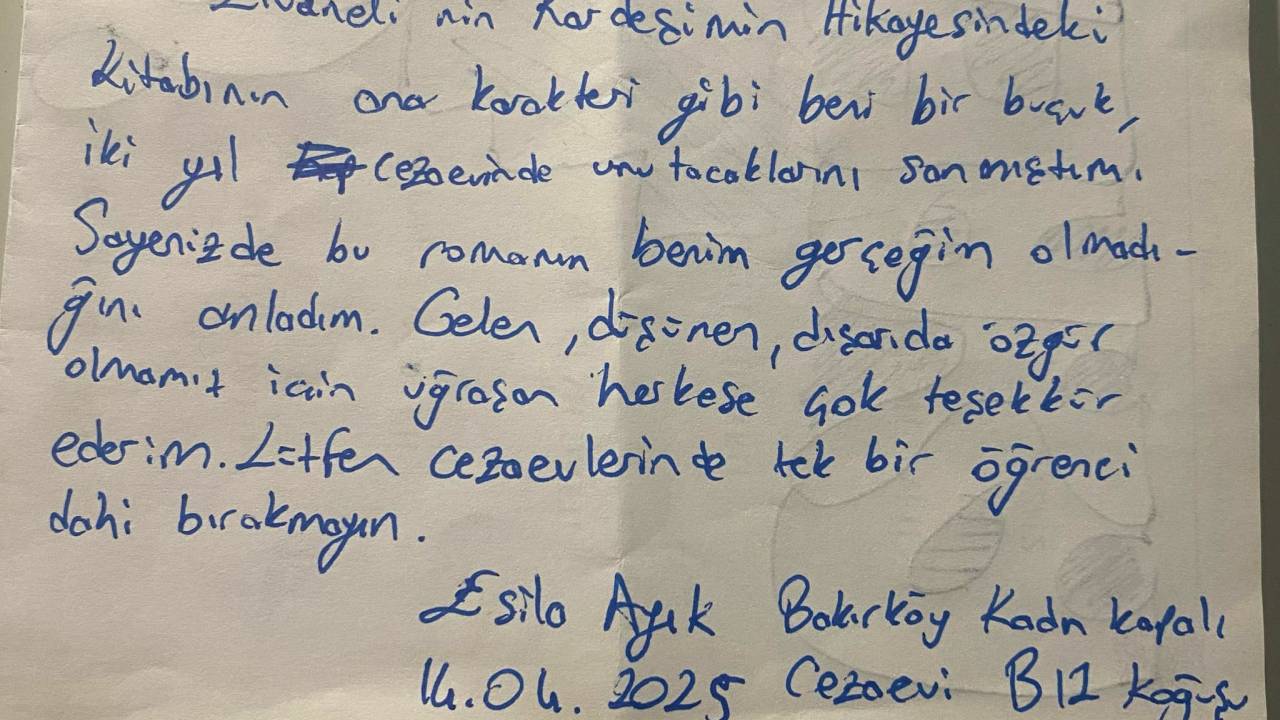 Tutuklu Öğrenci Esila Ayık: Cezaevlerinde Tek Bir Öğrenci Daha Bırakmayın