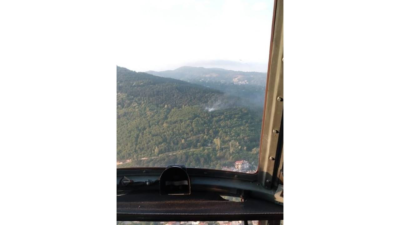 Uludağ Eteklerinde Orman Yangını