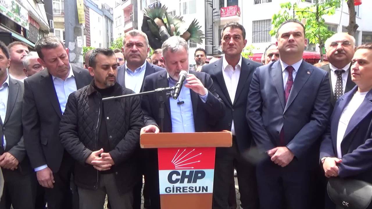 Chp Giresun İl Başkanı Şenyürek: "Bu Ülkede Artık Korku Değil Sandık Konuşacak, Saray Değil Halk Kazanacak"
