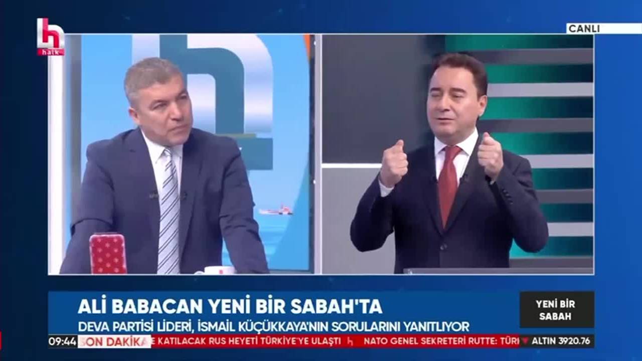 Ali Babacan: "Erdoğan'ın Referanduma Gitmeye Cesareti Yok"