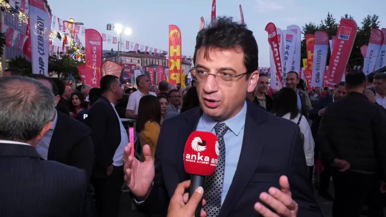 Chp'nin Esenler Mitingi... Chp'li Yunus Emre, "Mücadeleyi Büyüterek Devam Edeceğiz"