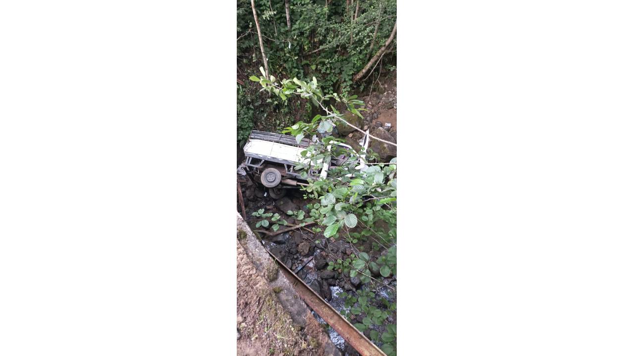 Kamyonet Irmağa Düştü: 5 Yaralı