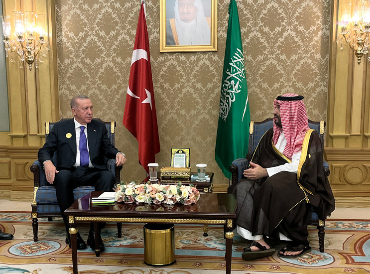 Cumhurbaşkanı Erdoğan, Suudi Arabistan Veliaht Prensi Selman İle Telefonda Görüştü