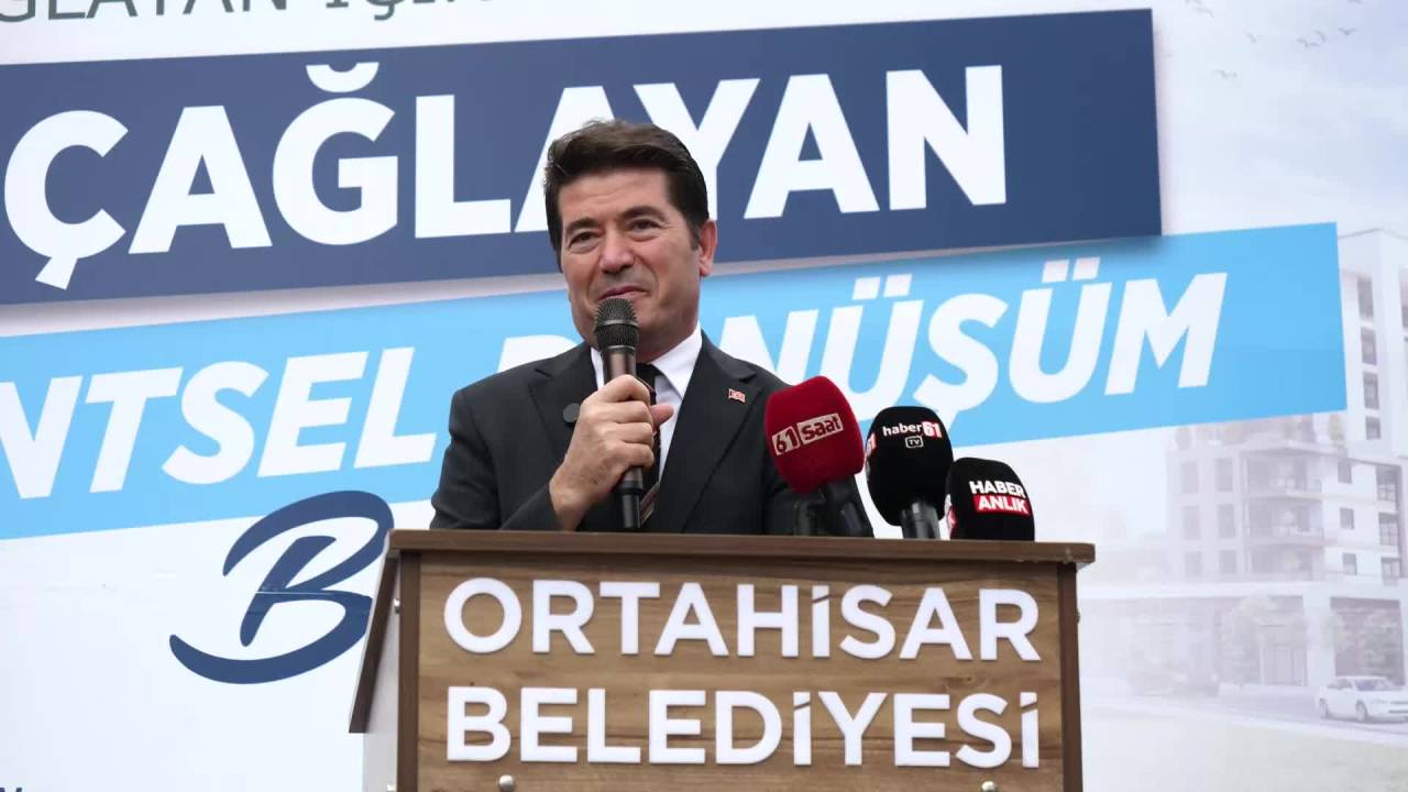 Trabzon Ortahisar’ın Çağlayan Mahallesi'nde Kentsel Dönüşüm Başladı