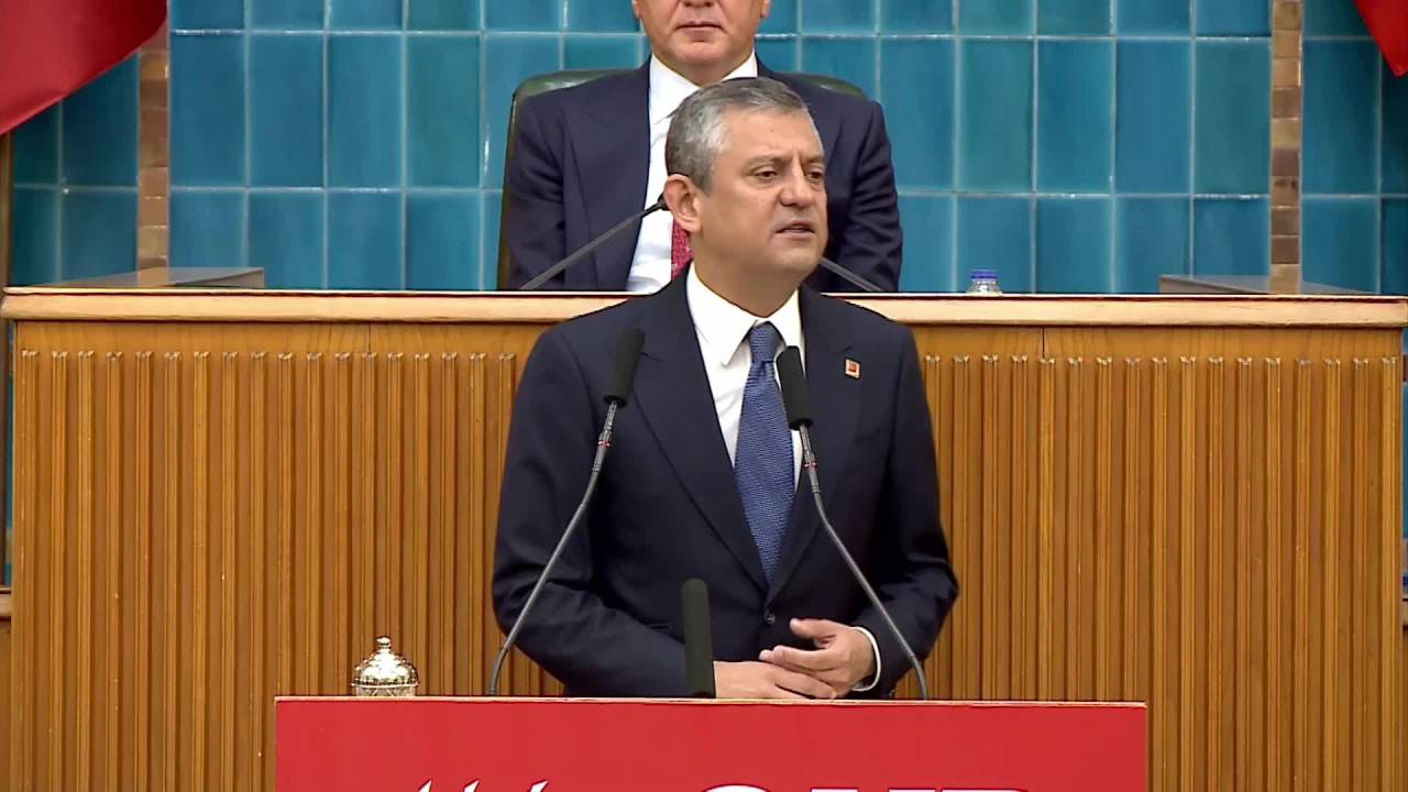 Chp Grup Toplantısı... Özgür Özel: "Chp'yi Cezaevlerinde Tehdit Ederek İç Barışı Sağlayamazsınız"