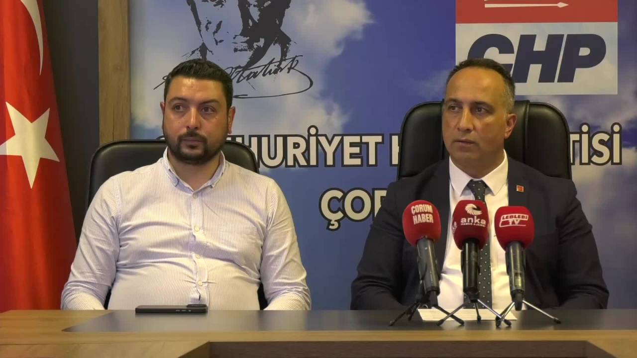 Chp Çorum İl Başkanı Avukat Dinçer Solmaz, Hastanelerde Yaşanan Sorunlara Dikkat Çekti