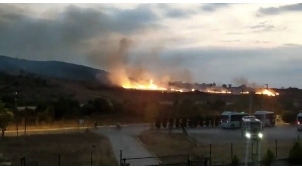 Tuzla Piyade Okulu'nda Yangın