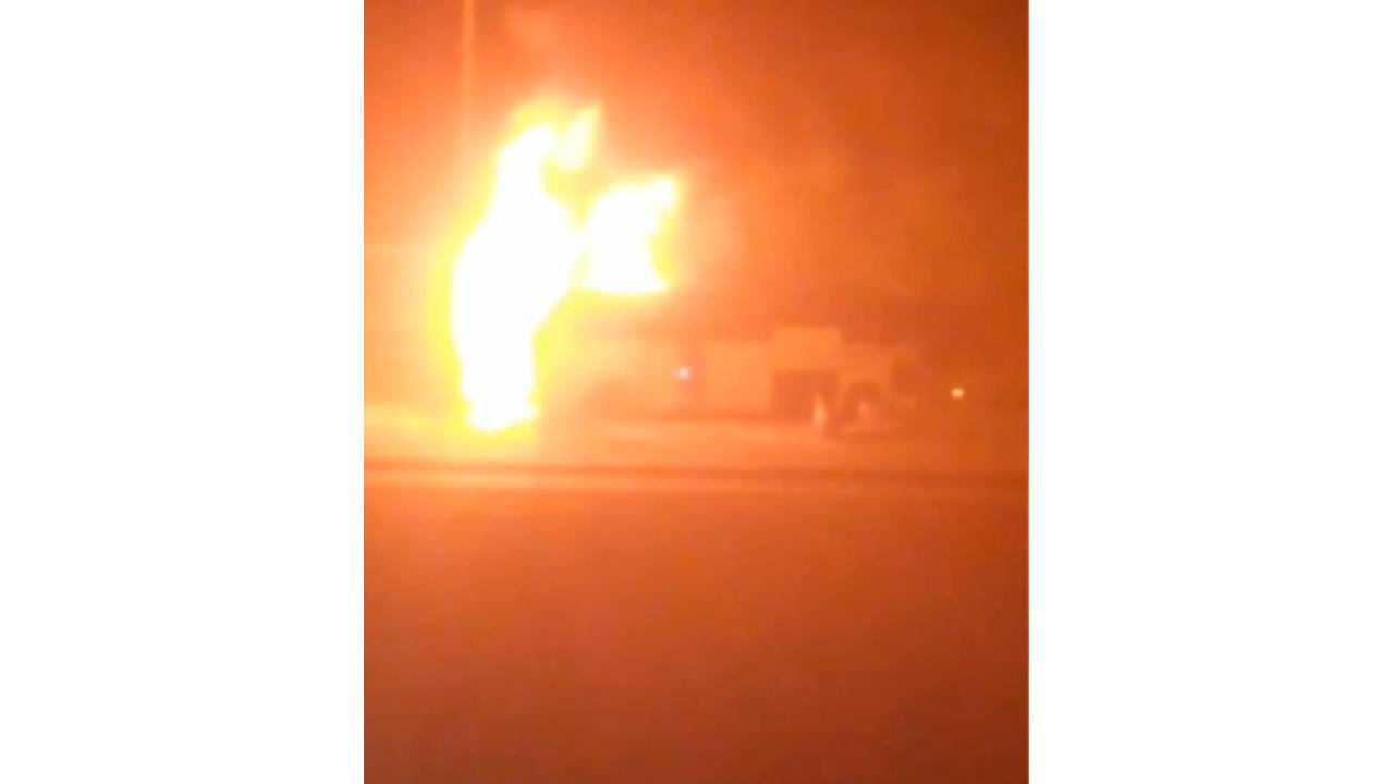 Kuzey Marmara Otoyolu'nda İşçileri Taşıyan Servis Otobüsü Alev Alev Yandı