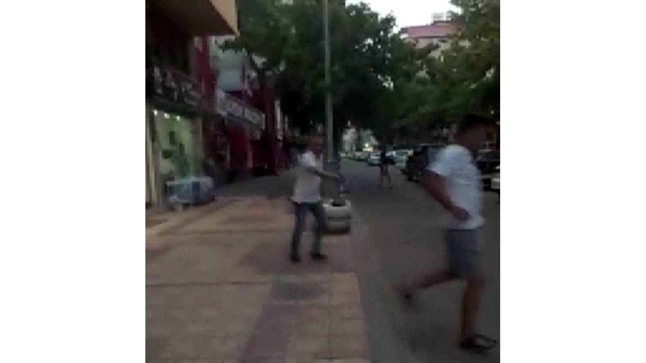 Kahramanmaraş'ta, Silahlı Kavga Kamerada